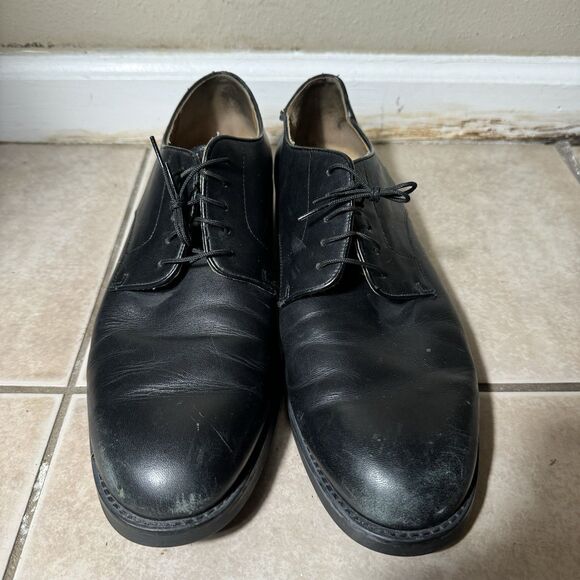 polo ralph lauren men's dress shoes Asher Leather Wingtip Shoe Brown, 7 Lightly treaded rubber outsole Men's Polo Ralph Lauren Formal